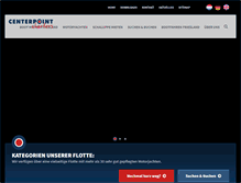 Tablet Screenshot of centerpoint-charters.de